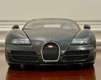 Autoart 1/18 Bugatti Veyron Super Sport 2010 GT Carbon Black | in