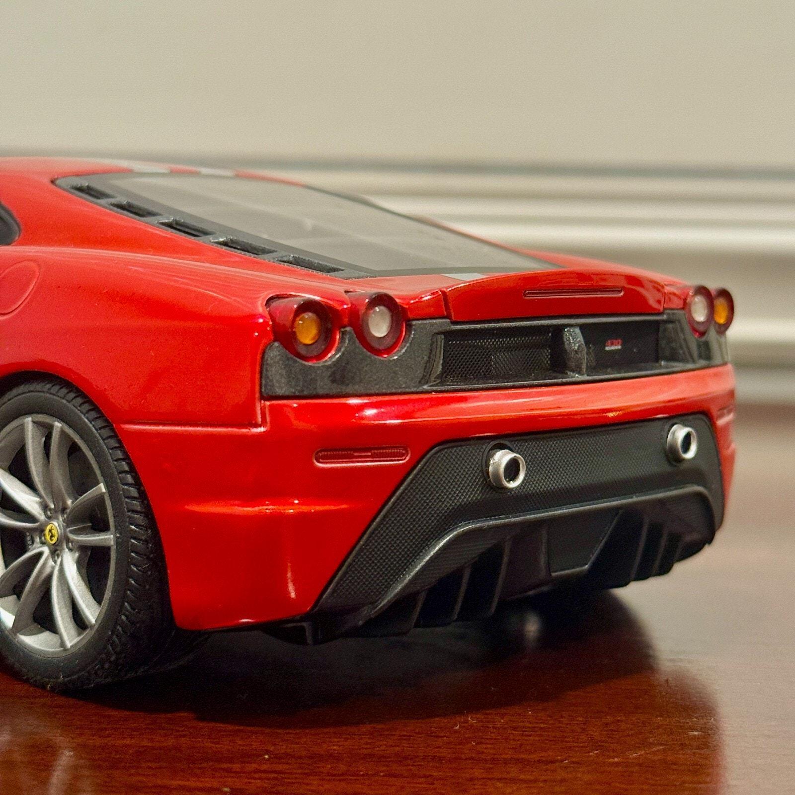 1/18 Ferrari F430 Scuderia Red With Silver Stripes Hot Wheels