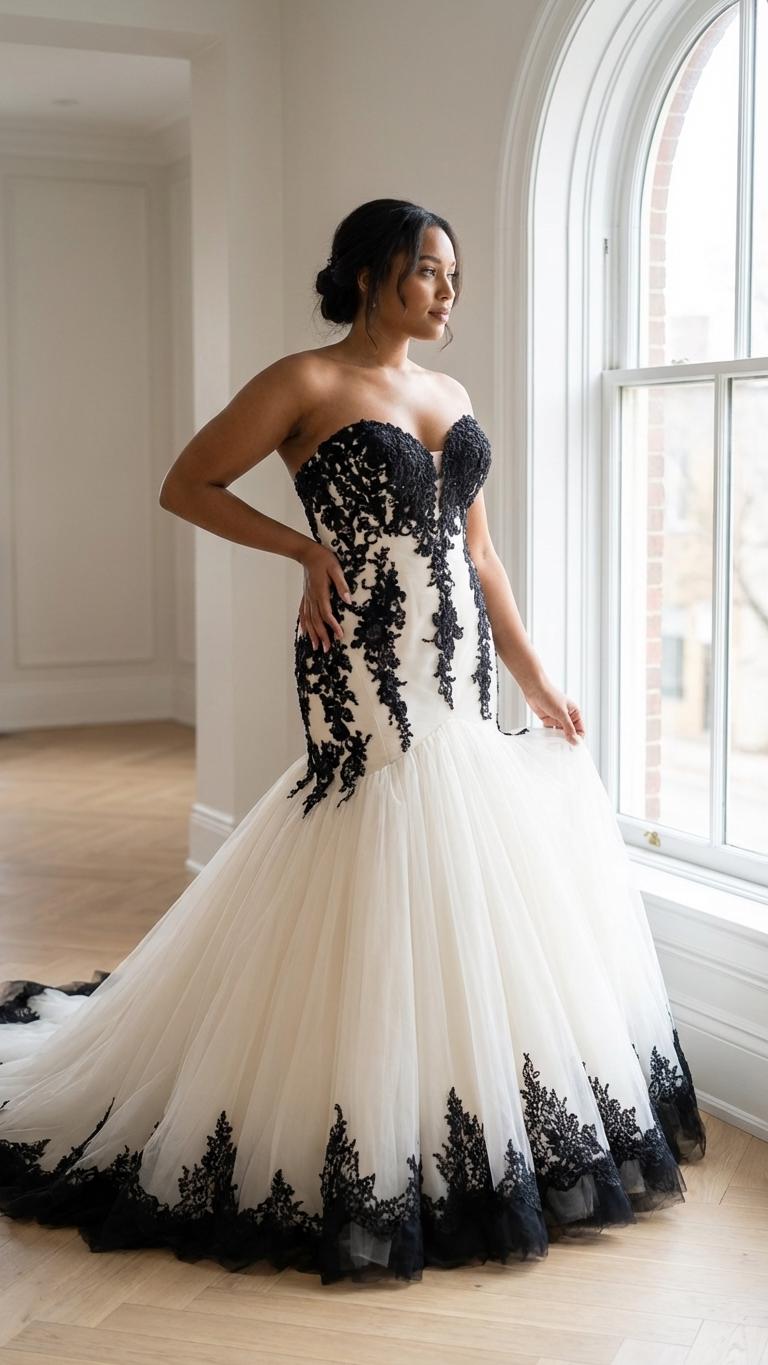 Elegant And Wedding Dresses Tulle White Lace On Black Dress Boho Country Wedding Wedding Dress Styles: Elegant And Wedding Dresses Tulle White Lace On Black Dress Boho Country Wedding Wedding Dress Styles: