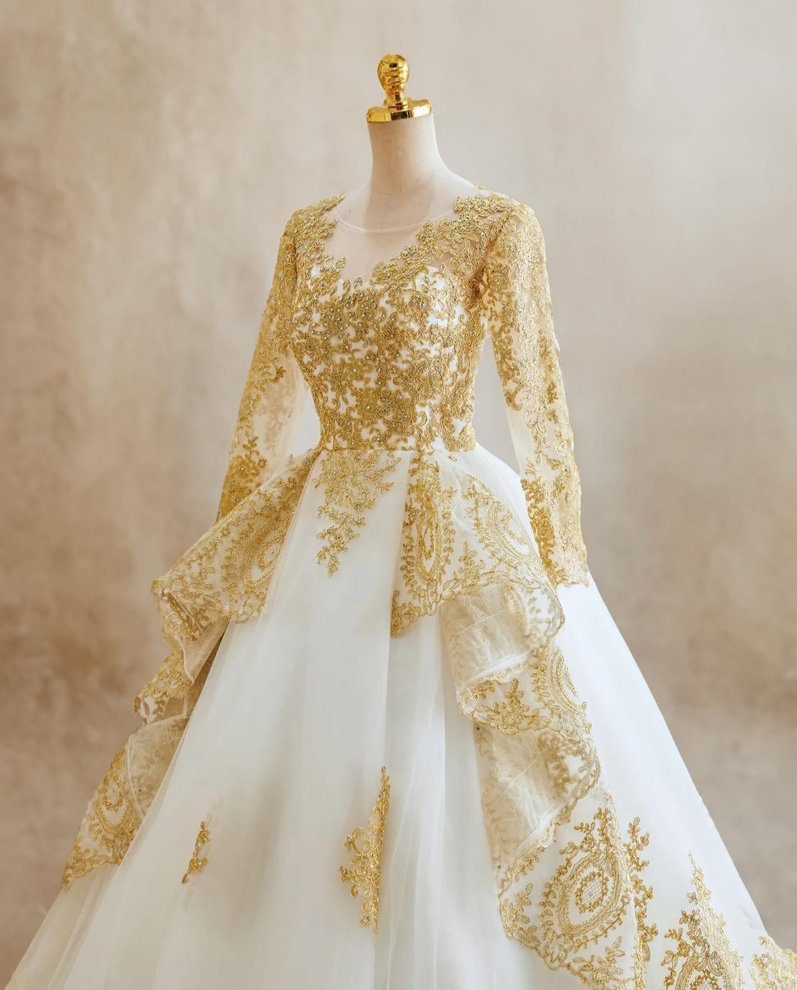 Diamond Metallic Royale Gown