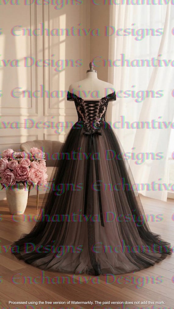 black and blush dress Venezia Black & Pink Bardot Maxi Dress With Drop-Waist  Club L London