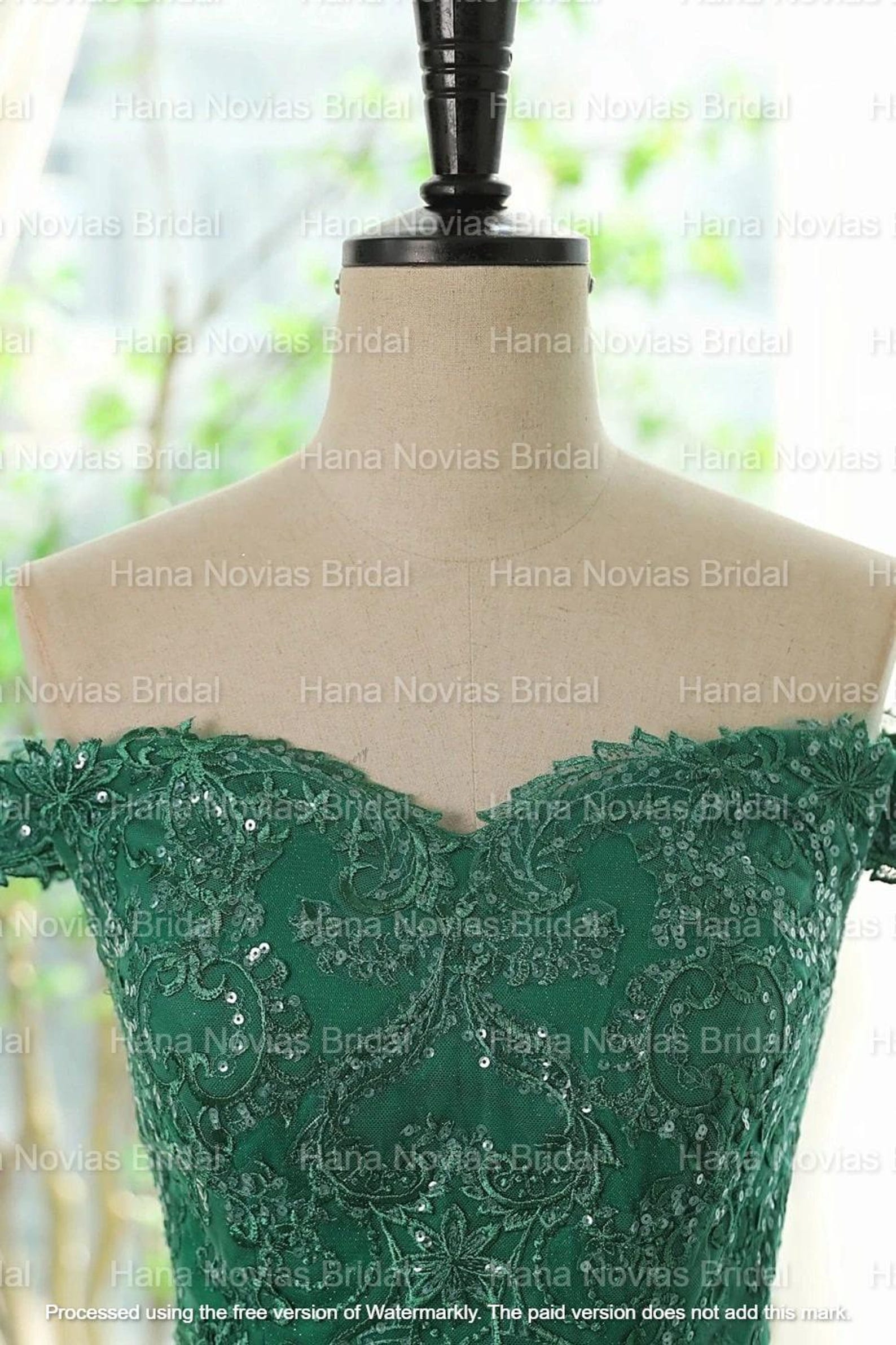 Naime Gown Green