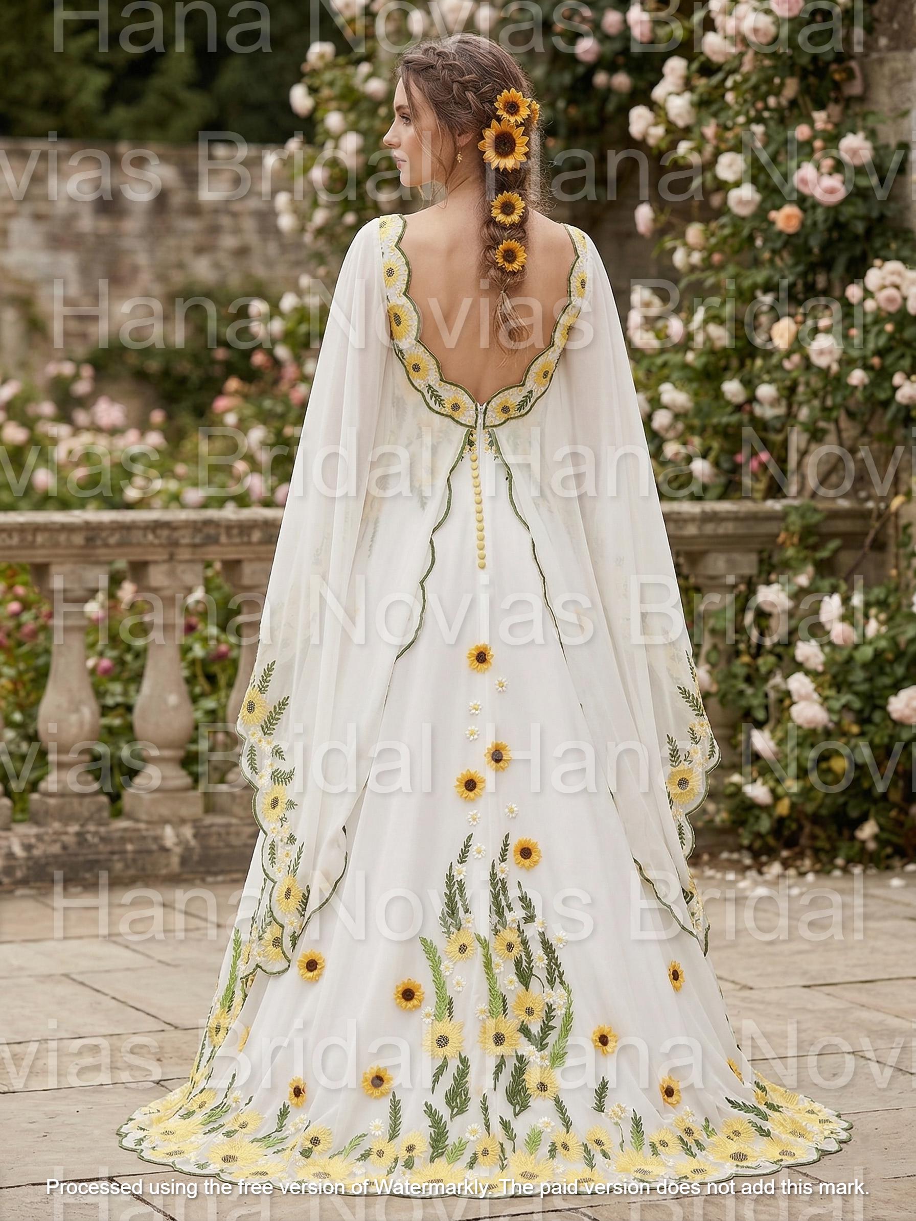 sunflower wedding dress Sunflower by Suzanne Neville