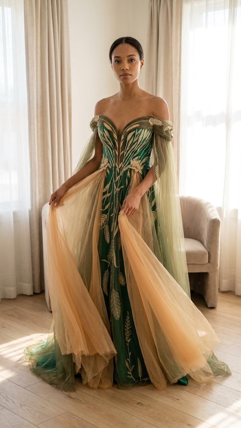 Woodland Wedding Dress - Etsy