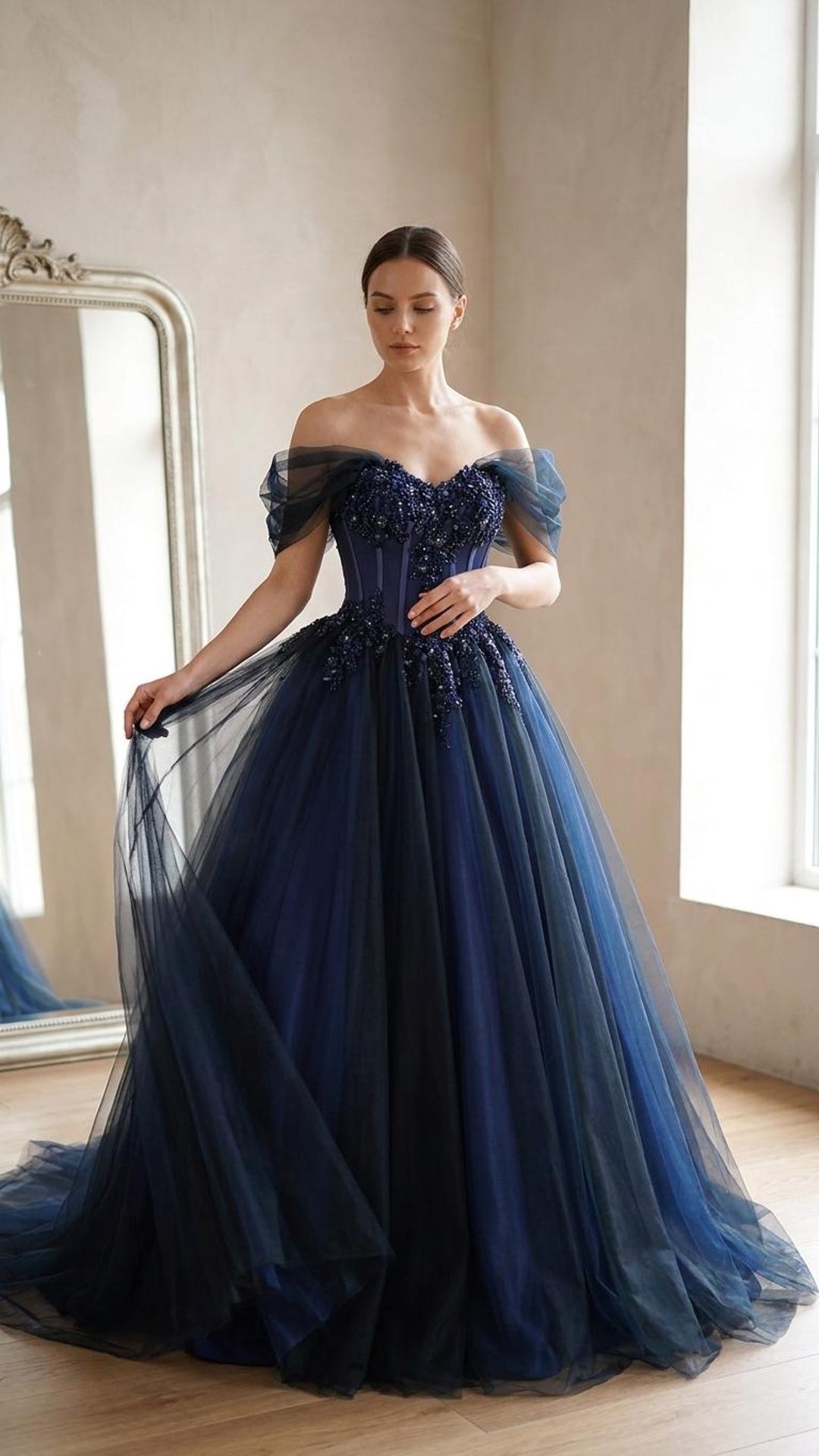 Wedding Gown Navy Blue Military Ball Dresses Navy Blue Ball Gown Wedding Dress Royal Blue Satin