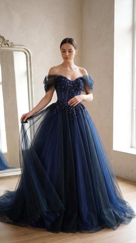 floral midi dress blue Real Love Navy – Shop the Mint Wedding Gown Black Prom Color:Other color sub-category:SHORTS Sleeve Length
