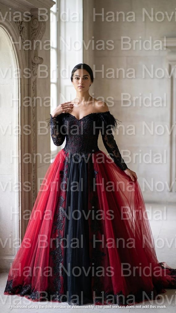 red mermaid dress off the shoulder Zapakasa Women Sparkly Black Red Mermaid Long Bridesmaid Dress Cold Shoulder  Prom Dress