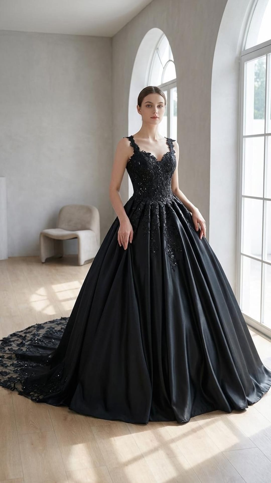 graduation dresses black A-Line Sweetheart Neck Tulle Sequin Lace Long Prom Dress – dresstby Leveling Your Bow Sight: Size:8x10 White Matted Print mermaid prom dresses