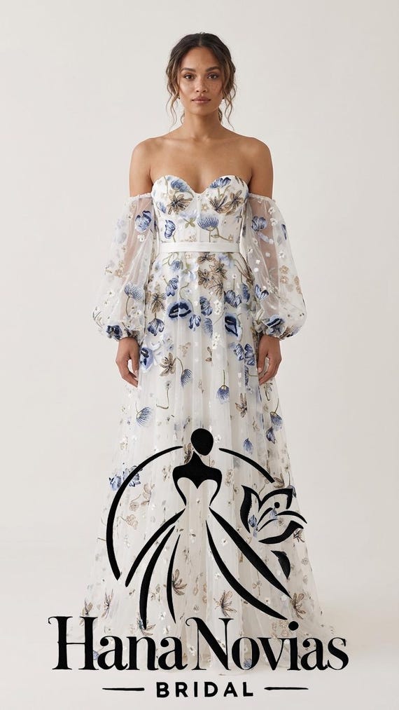 floral caviar bead off the shoulder wedding dress Beloved by Casablanca Bridal BL428 Calico A-Line Wedding Dress Off The Shoulder Sweetheart Neckline Tulle Train Wedding Gown 24 / WWW