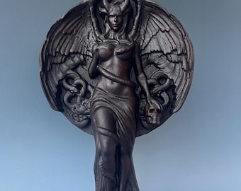 Estatua de madera de Lilith, estatuilla de la diosa Lilith