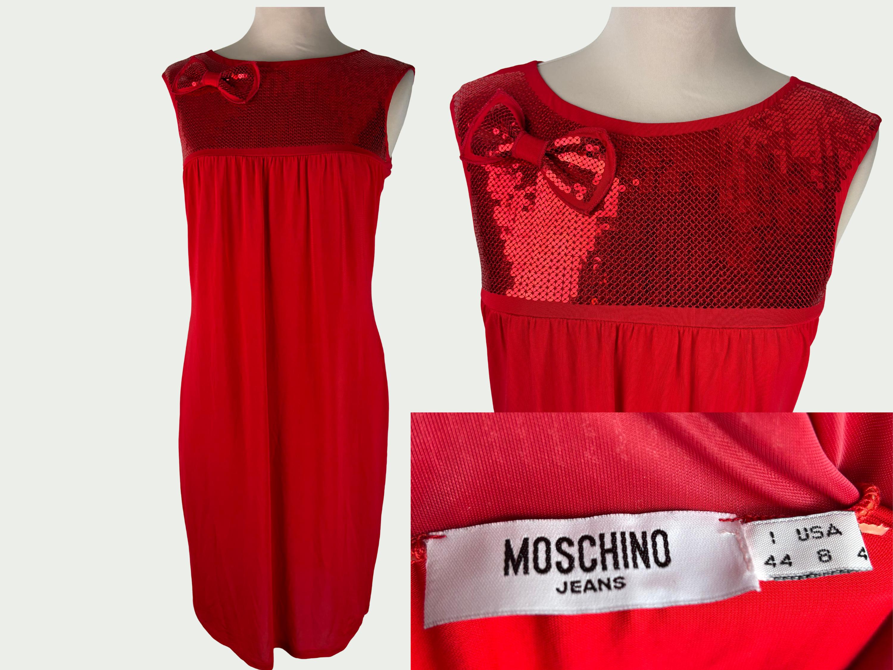 【MOSCHINO】ボタン付きストレッチデニムドレス Stretch cotton dress Moschino Jeans | Moschino