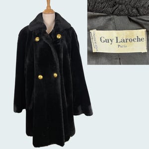 Guy Laroche Fur Coat - Etsy