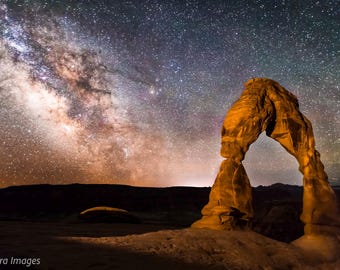 Delicate Arch, Milky Way