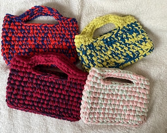 Crochet bag, Crocheted bag, Crochet, Bag, Crochet bag, Minibag, Bag, Crochetbag, Handbag