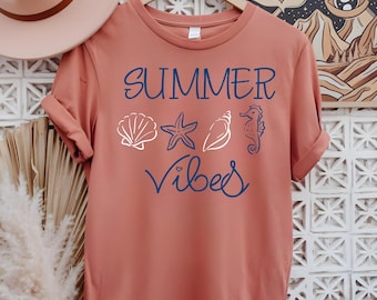 Seashell Shirt png, Seashell Shirt Png, Beach Lover, Ocean Lover Gift, Seashell T-Shirt, Summer Vibes Png, Summer Shirt png, Summer png