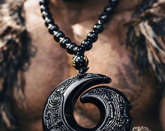 Maori Warrior Necklace – Tribal Pendant for Men, Polynesian Jewelry, Warrior Necklace, Mens Spiritual Necklace, Gift for Him