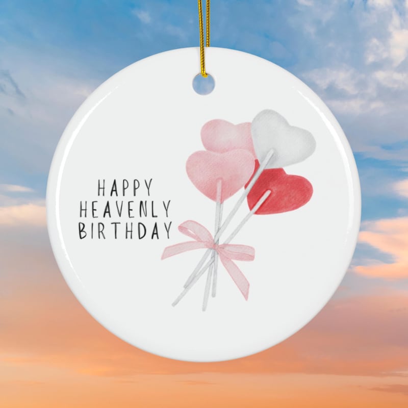 Heavenly Birthday Ornaments Etsy