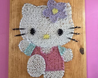 Hello Kitty String Art