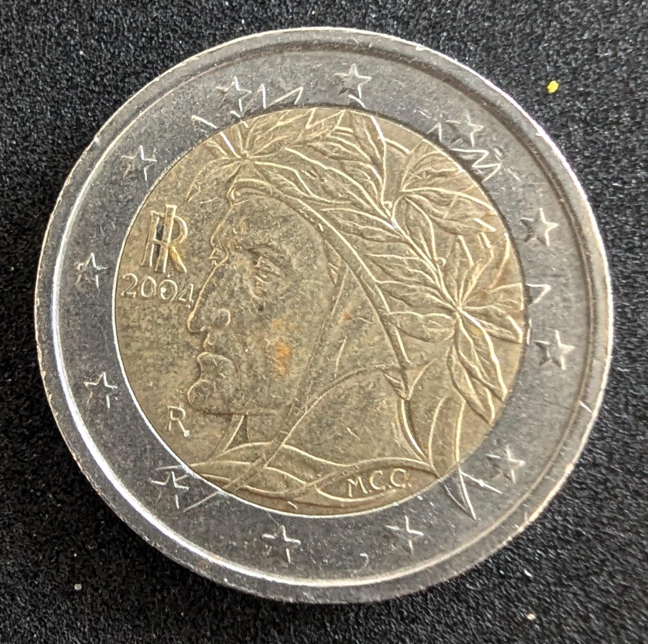 2 Euro Coin 2004 - Etsy