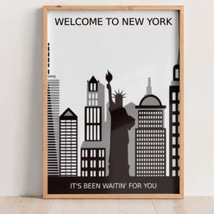 New York Print, Girly Wall Art, Dorm Room Decor, Swiftie Gift