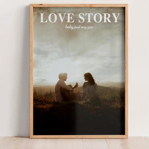 Love Story Print, Girly Wall Art, Dorm Room Decor, Swiftie Gift