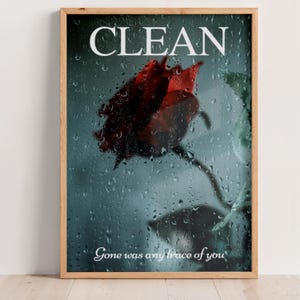 Clean Print, Girly Wall Art, Dorm Room Decor, Swiftie Gift