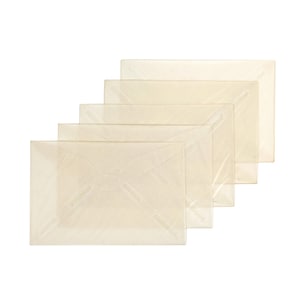 Enveloppes transparentes Glassine vintage des années 1950 - Taille 8 - 4 1/2" x 6 5/8" - inutilisées vieillies avec patine - Worcester Envelope Co.