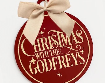 Personalised Acrylic Christmas Bauble/Tree Decoration
