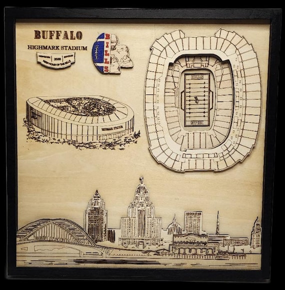 New Highmark Stadium Wood Art