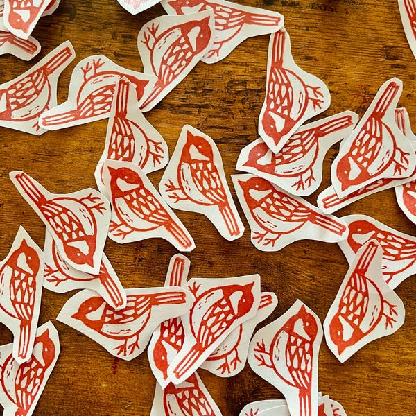 Chickadee Flock Sticker Set