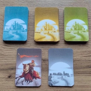 Cartes de jeu de ressources pour les colons | Jeu de base et extension Cities&Knights + Cupidité, richesse et pouvoir (EXPANSION FAITE PAR DES FAN) | 2-4 et 2-6 joueurs