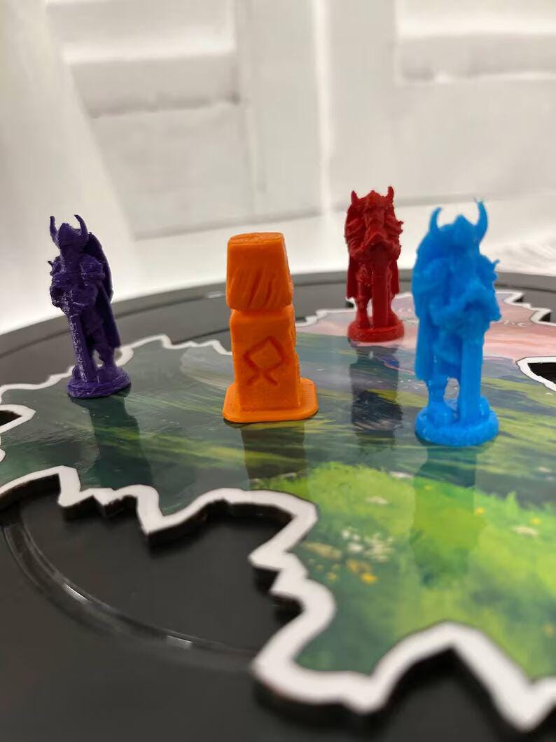 INIS. Figures of Sanctuaries and Warriors for the Board Game Inish - Etsy