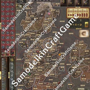 DIGITALE DOWNLOAD Game of Thrones/Westeros-kaart voor 11 spelers tegelijk!!!