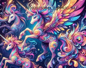 Mystical Magical Unicorns: An Exquisite Coaster Collection • 070920250847_2_MMUC_S4