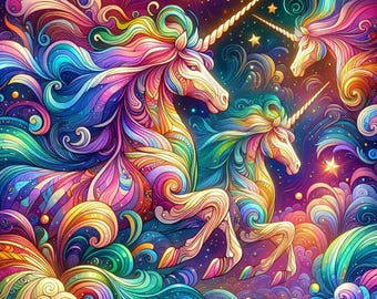 Mystical Magical Unicorns: An Exquisite Coaster Collection • 062720251438_MMUC_1_S4