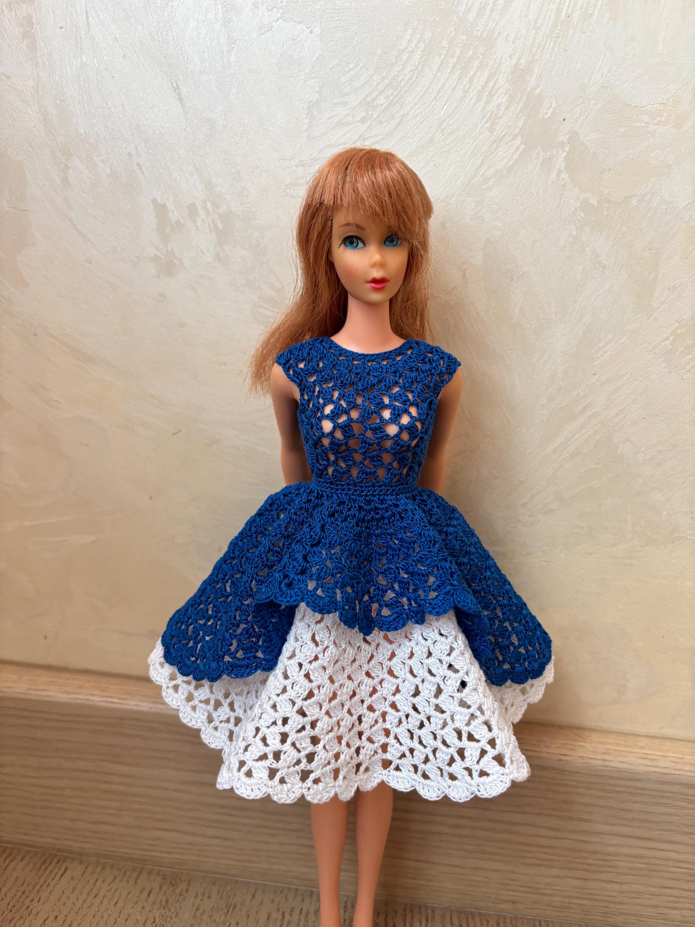 white crochet dress White Crochet Cotton Ruffle Trim Mini Dress