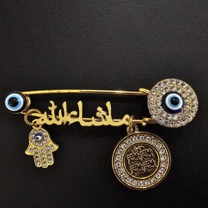 Mashallah baby pin