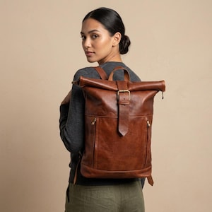 chocolate glendale leather backpack Turquoise The Desert Drifters Co a premium backpack designed for both men and women Cosimo Backpack - Lucchese