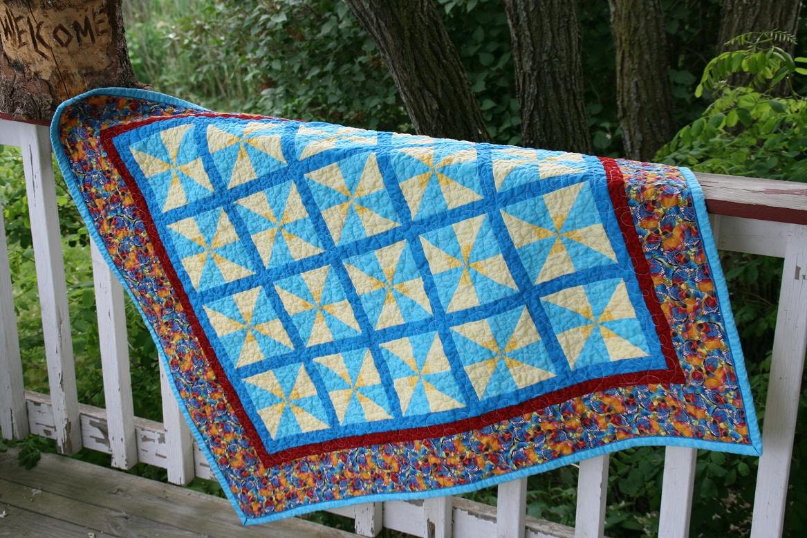 Waste Not, Want Not PDF Quilt Pattern With Bonus Baby Quilt Pattern