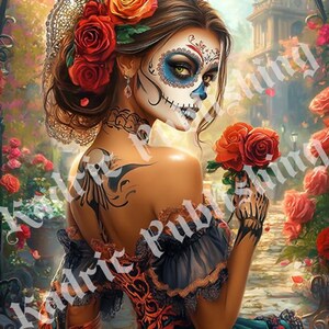 Dia de Los Muertos Day of The Dead 8 téléchargement Images Jpeg 300 dpi téléchargement image 2