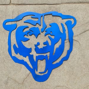 Chicago Bären inspiriertes Wandschild