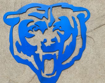 Enseigne murale inspirée des ours de Chicago