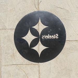 Pittsburgh Steelers inspired wall sign