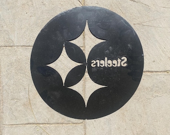 Pittsburgh Steelers inspired wall sign