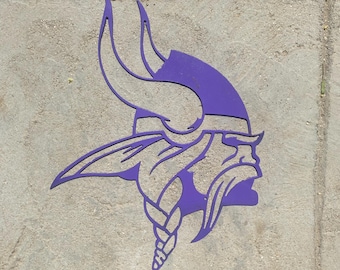 Minnesota Vikings inspired wall sign