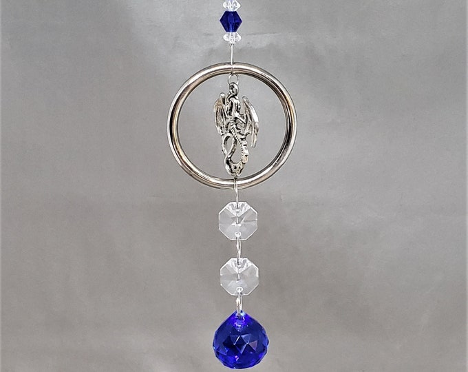 Suncatcher Crystal Dragon Indigo Third Eye Chakra