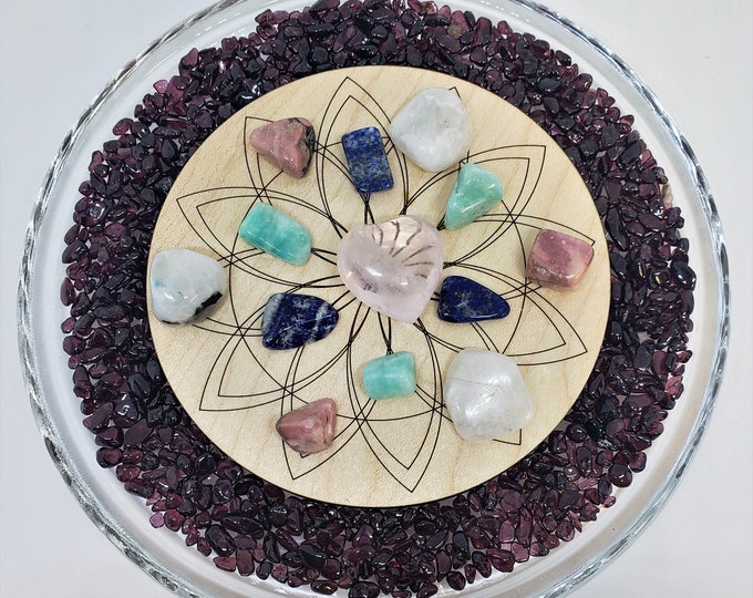 Crystal grid kit mini - Romance / Passion - Valentines Gift