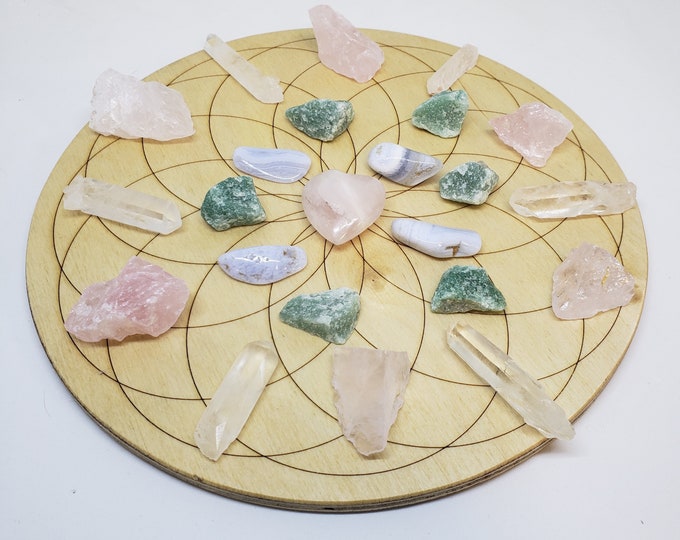 Crystal Grid Kit - Love - Valentines Gift