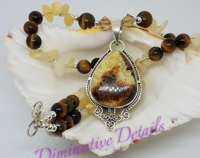 Septarian Necklace - N255