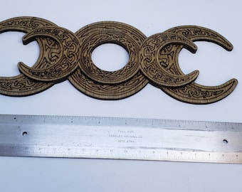 Sphere Holder - Triple Moon, laser cut, large